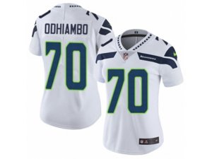 Women Nike Seattle Seahawks #70 Rees Odhiambo Vapor Untouchable Limited White NFL Jersey