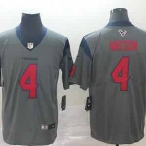 Nike Texans #4 Deshaun Watson Gray Inverted Legend Limited Jersey