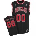 Customized Chicago Bulls Jersey New Revolution 30 Black Basketball