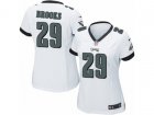 Women Nike Philadelphia Eagles #29 Terrence Brooks Game White NFL Jersey
