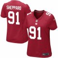 Womens Nike New York Giants #91 Kelvin Sheppard Limited Red Alternate NFL Jersey