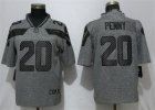 Nike Seahawks #20 Rashaad Penny Gray Gridiron Gray Vapor Untouchable Limited Jersey