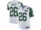 Mens Nike New York Jets #26 Marcus Maye Vapor Untouchable Limited White NFL Jersey