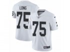 Mens Nike Oakland Raiders #75 Howie Long Vapor Untouchable Limited White NFL Jersey