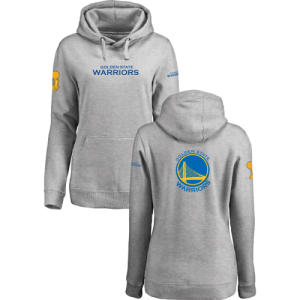 Golden State Warriors 2017 NBA Champions Gray Womens Pullover Hoodie4