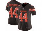 Women Nike Cleveland Browns #44 Nate Orchard Limited Brown Team Color NFL Jersey