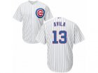 Youth Majestic Chicago Cubs #13 Alex Avila Replica White Home Cool Base MLB Jersey