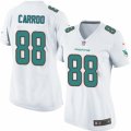 Women's Nike Miami Dolphins #88 Leonte Carroo Limited White NFL Jersey