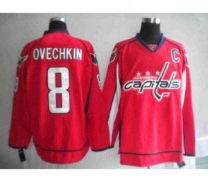 nhl washington capitals #8 ovechkin red[c patch]