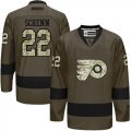 Philadelphia Flyers #22 Luke Schenn Green Salute to Service Stitched NHL Jersey