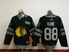 Blackhawks #88 Patrick Kane Black 1917-2017 100th Anniversary Adidas Jersey