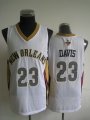 New Orleans Pelicans #23 davis white