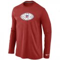 Nike NFL 32 teams logo Collection Locker Room Long Sleeve T-Shirt Red