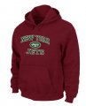 New York Jets Heart & Soul Pullover Hoodie Red