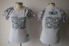 women nfl green bay packers #88 finley field flirt fashion white[zebra]