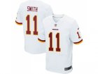 Nike Washington Redskins #11 Alex Smith White Men Stitched NFL Elite Jersey