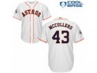 Houston Astros #43 Lance McCullers Replica White Home 2017 World Series Bound Cool Base MLB Jersey
