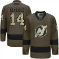 New Jersey Devils #14 Adam Henrique Green Salute to Service Stitched NHL Jersey