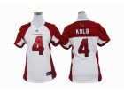 Nike Women NFL Arizona Cardinals #4 Kevin Kolb White Jerseys