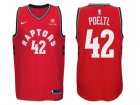 Nike NBA Toronto Raptors #42 Jakob Poeltl Jersey 2017-18 New Season Red Jersey