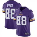Nike Vikings #88 Alan Page Purple Vapor Untouchable Limited Jersey
