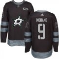Mens Dallas Stars #9 Mike Modano Black 1917-2017 100th Anniversary Stitched NHL Jersey