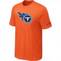 Nike Tennessee Titans Sideline Legend Authentic Logo T-Shirt Orange