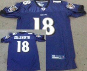nfl Baltimore Ravens #18 Stallworth Purple