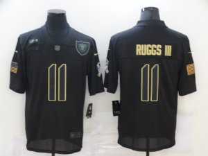 Nike Raiders #11 Henry Ruggs III Black 2020 Salute To Service Limited Jersey