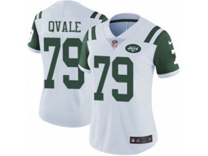 Women Nike New York Jets #79 Brent Qvale Vapor Untouchable Limited White NFL Jersey