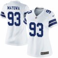 Women's Nike Dallas Cowboys #93 Benson Mayowa Limited White NFL Jersey