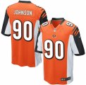 Men's Nike Cincinnati Bengals #90 Michael Johnson Game Orange Alternate NFL Jersey