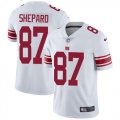 Nike Giants #87 Sterling Shepard White Vapor Untouchable Limited Jersey
