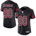Womens Nike Arizona Cardinals #90 Robert Nkemdiche Black Stitched NFL Limited Rush Jersey