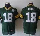Nike Packers #18 Randall Cobb Green With Hall of Fame 50th Patch NFL Elite Jersey