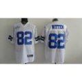 nfl dallas cowboys 82 witten white[50th patch]