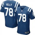 Men Nike Indianapolis Colts #78 Ryan Kelly Royal Blue Team Color Men's Stitched NFL Elite Jersey