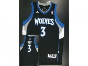 nba Minnesota Timberwolves #3 Brandon Roy Black jerseys[Revolution 30 Swingman]