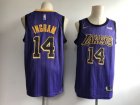 Lakers #14 Brandon Ingram Purple 2018-19 City Edition Nike Swingman Jersey