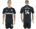 2017-18 West Ham United 14 OBIANG Away Soccer Jersey