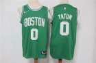 Celtics #0 Jayson Tatum Green Nike Diamond 75th Anniversary City Edition Swingman Jersey