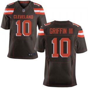 Nike Cleveland Browns #10 Robert Griffin III Brown Team Color Men Stitched NFL New Elite Jersey