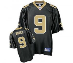 new orleans saints #9 brees youth black