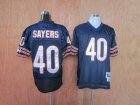 nfl chicago bears #40 sayers blue throwback[small numbers]