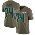 Nike Seahawks #74 George Fant Olive Salute To Service Limited Jersey