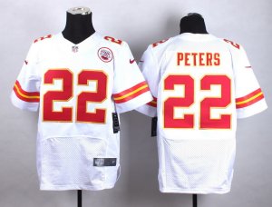 Nike Kansas City Chiefs #22 Marcus Peters white jerseys(Elite)