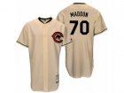 Chicago Cubs #70 Joe Maddon Authentic Cream Cooperstown Throwback MLB Jersey