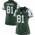 Women's Nike New York Jets #81 Quincy Enunwa Limited Green Team Color NFL Jersey