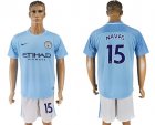 2017-18 Manchester City 15 NAVAS Home Soccer Jersey