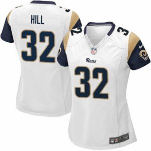 Womens Nike Los Angeles Rams #32 Troy Hill Limited White NFL Jersey